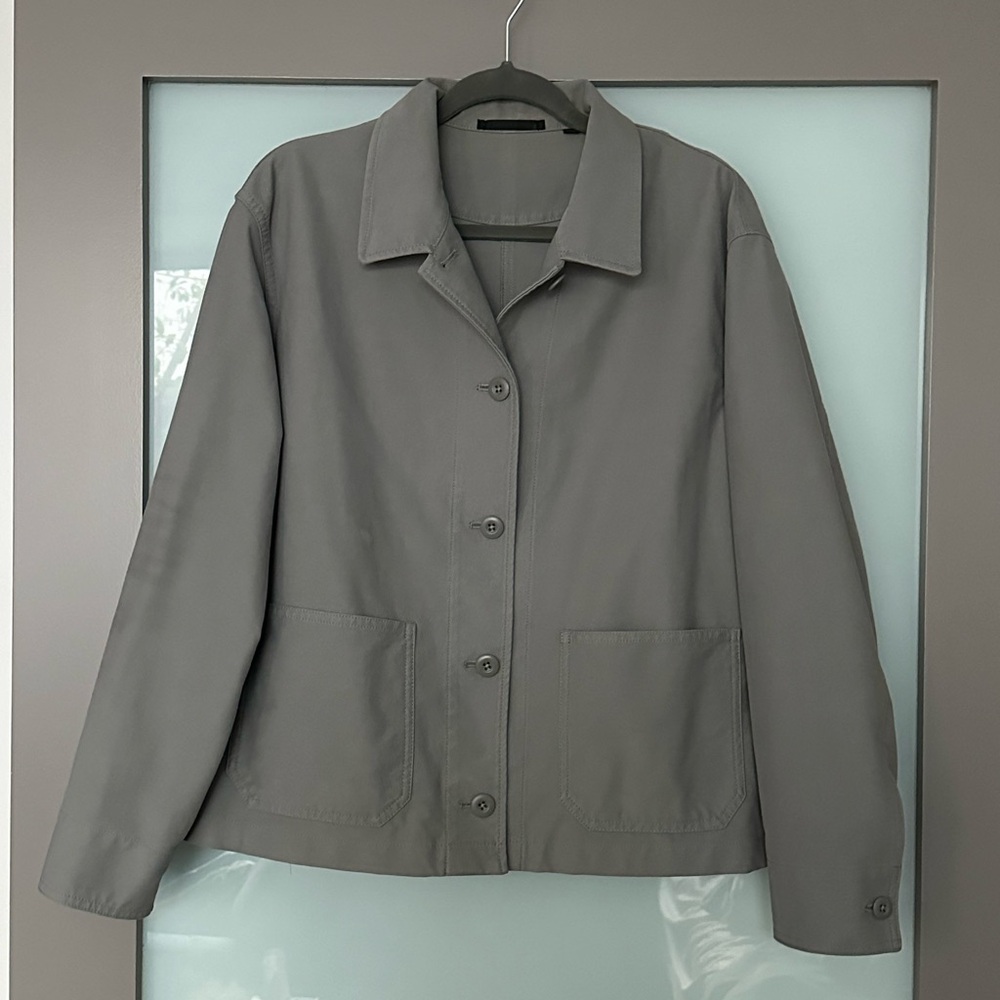 Uniqlo - Relaxed Jersey Jacket, XL (green)